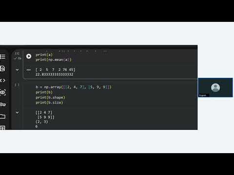 TN DSAI 101 Apr 01 :NumPY