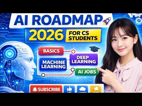 AI Roadmap for CS Students 🚀 | Step-by-Step Guide to Learn AI in 2026 | Beginner to Advanced #ai