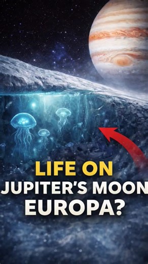 Is There Life on Jupiter’s Moon Europa? 🌊🪐 #Europa #LifeOnEuropa #AlienLife#eropa