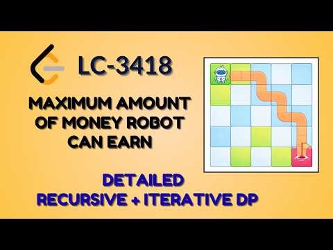 Maximum Amount of Money Robot can Earn | Leetcode 3418 | Java | Hindi | Daily Leetcode
