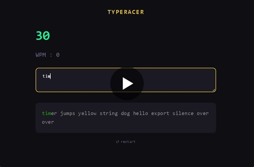 Building Real-Time Typing Test App with React TypeScript | Mohd Areez uddin posted on the topic | LinkedIn