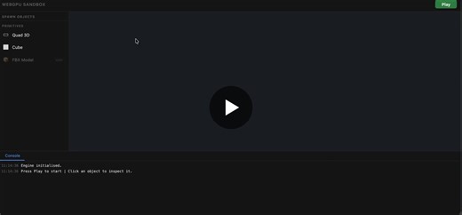 WebGPU Engine Update: GUI, RigidBody3D, and SuperGameObject | Alexandre Brière posted on the topic | LinkedIn