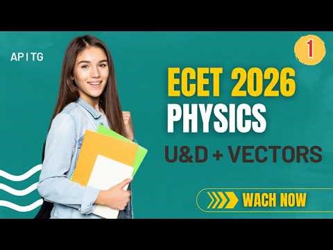 ECET Physics Revision for 2026 I class -1 #Ecetbits,#Ecet,#sbtet