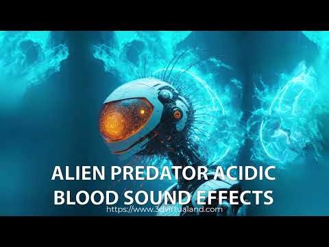 Unreal Engine 5.7 Alien Predator Acidic Blood Sound Effects