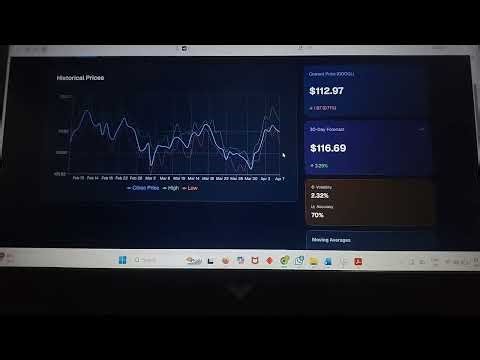 Stock Prediction System using Machine Learning | python