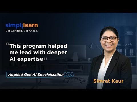 Simplilearn Reviews | How Learning AI Helped Simrat Lead with Confidence #GetCertifiedGetAhead