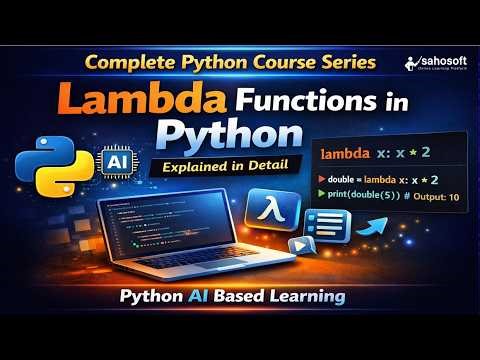 Lambda Functions in Python 🔥 | Complete Beginner Guide with Examples