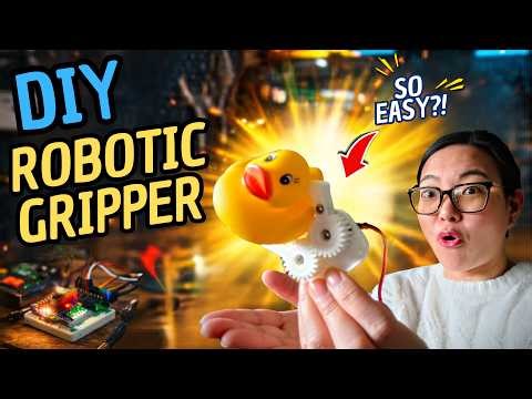 I built a simple 3D-Printed Robot Gripper with Raspberry Pi (Beginner Friendly!)