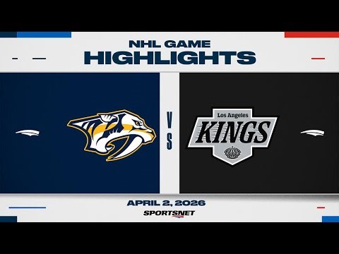NHL Highlights | Predators vs. Kings - April 2, 2026