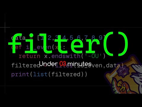 #Python #filter #function is #easy 
