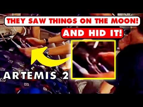 ARTEMIS 2 ASTRONAUTS ACCIDENTALLY SHOW SOMETHING… THEN HID IT!
