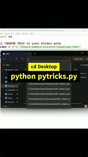 Python 🔥Did This in Seconds 😳 #python #shorts #viral #trending #fyp