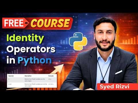 Learn Identity Operators in Python | Python Identity Operators | Python Tutorial for Beginners