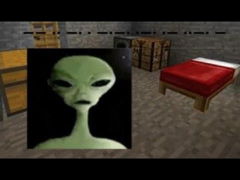 Playing Minecraft but I'm an alien gleep gloop
