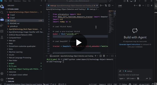 #computervision #yolov8 #deepsort #objecttracking #ai #machinelearning #python #opencv #apexcifytechnology | Asim Qureshi
