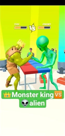 👑Monster king🆚👽alien #hulkshorts #monster #monsterking #mostpopular #hulktrading #hulk #gameplay