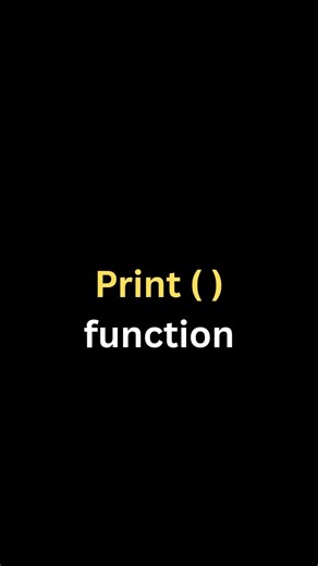 This One Line Can Control Your Output 😳 | Python print() #shorts #python #learncoding
