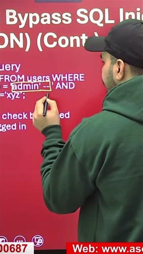 🔐 Login Bypass using SQL Injection #shorts #cybersecurity #reels
