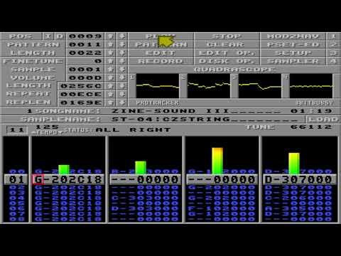 AMIGA PC MUSIC MODULE MODS ZINESOU3 aka ZINE SOUND 3 SONG PCM ATARI ST PROTRACKER IMITATION MOD BANK