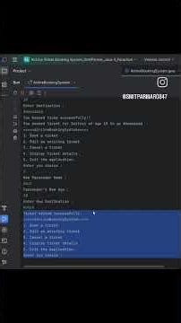 Java Project That Every Beginner Should Build | Airline Booking System Demo (Hindi)