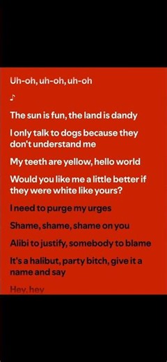 alien blues. #lyrics #song #spotify