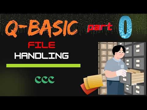 What is file handling in QBasic ( Introduction video) #codecoffeecircuit #programming #qbasic #fyp