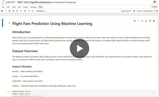 Flight Fare Prediction with Machine Learning | Sohan Sure posted on the topic | LinkedIn
