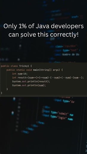 “Java Output Prediction Challenge 🔥” #coding #developers #java