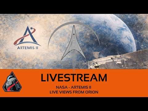 NASA - Artemis II - Live Views from the Orion Spacecraft - Flightday 1 - April 1 - 2, 2026