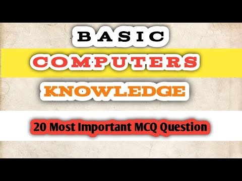 Basic Computer Knowledge 2026 ll 20 Most Important MCQ Questions ll Computer Question