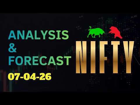 Best Trades & Nifty Prediction – 07 APR 26 | Market Profile & Order Flow Trading