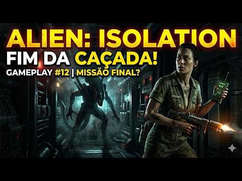 O FIM DA CAÇADA! 😱 Enfrentei o Alien de vez | Alien Isolation