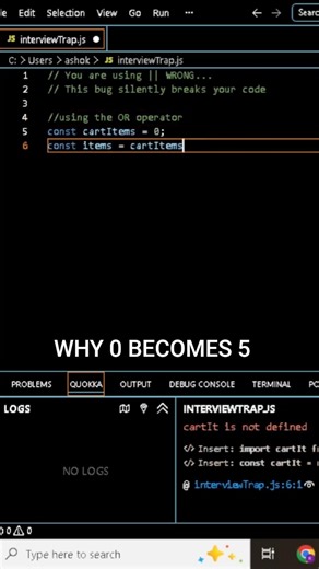 This JS Operator Fixes a Hidden Bug 🔥