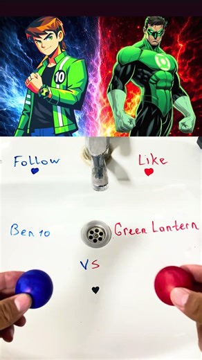 Ben 10 vs Green Lantern: The Battle of Alien Tech!