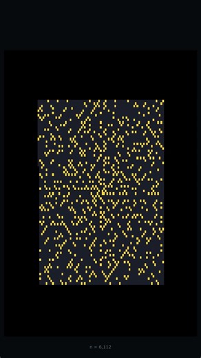 素数を渦巻きに並べると対角線が現れる #ウラムの螺旋 #Python #ClaudeCode