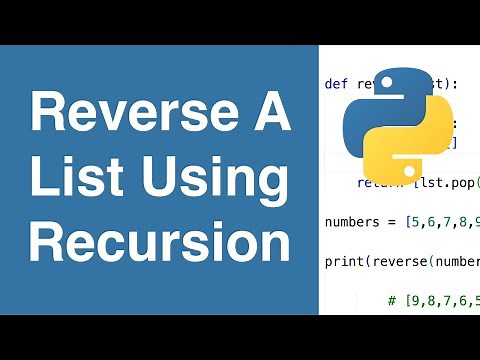 Reverse A List Using Recursion | Python Example