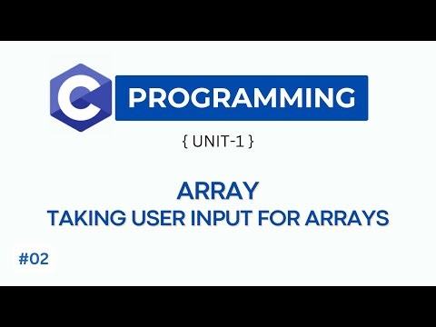 Array Declaration, Initialization & User Input in C | Sum of Array Elements | BCA 2nd Sem MGKVP CCS
