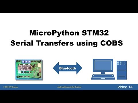 STM32 MicroPython - Serial Transfers using COBS Frames (between STM32 and Desktop)
