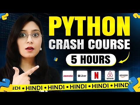 Python Complete Crash Course in Hindi | 5 Python Projects
