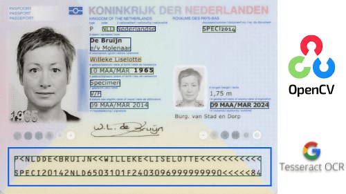 OCR Passports with OpenCV and Tesseract - PyImageSearch