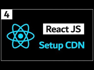 4 - ( React Js Tutorial ) Setup React Files Using CDN -- تحميل وتسطيب الملفات