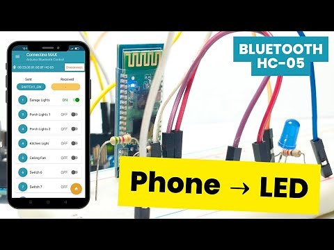 How to Control an LED with Your Phone Using Arduino and HC-05 Bluetooth Module
