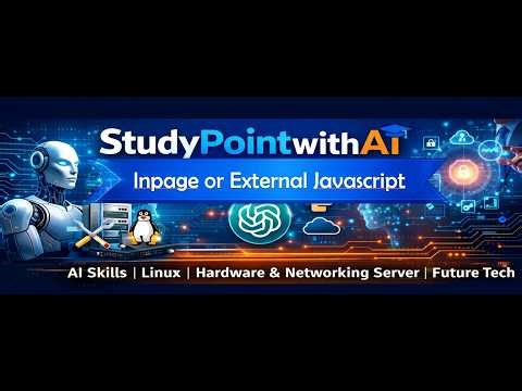 Inpage and External JavaScript