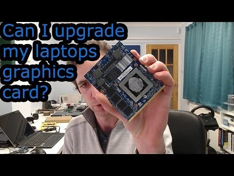 Can I upgrade my laptops graphics card?