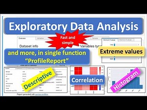 Exploratory Data Analysis (EDA) with python || pandas_profiling (ProfileReport)