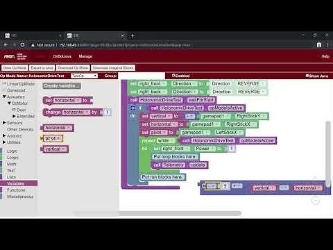 Mecanum and Holonomic Drivetrain Programming