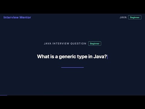 What is a Generic Type in Java? Type Safety Explained