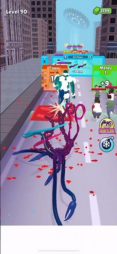 Tentacle Madness Hits New Heights! 🛸 Alien Run - Tentacle Attack | Level 90 |