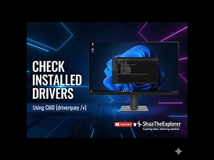 Check Installed Drivers and Status in Windows | CMD driverquery /v Explained