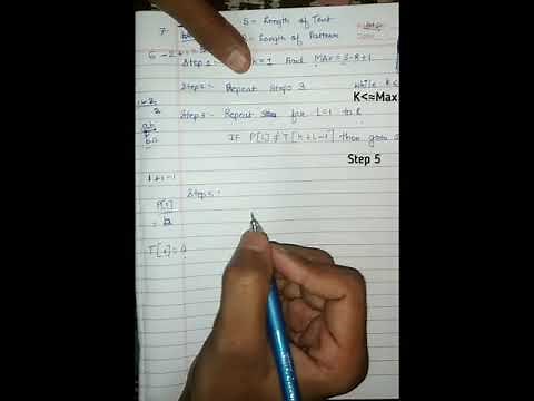 FIRST / SLOW Pattern Matching Algorithm in Data Structure.